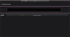 Desktop Screenshot of crackexam.com