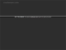 Tablet Screenshot of crackexam.com